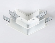 Коннектор L-образный для встраиваемого шинопровода Ambrella light Track System Magnetic GL3352 1