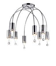 Потолочная люстра Vele Luce Pioggia VL4283L08 5