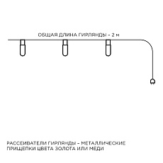 Гирлянда светодиодная Apeyron прищепка 15-59 2