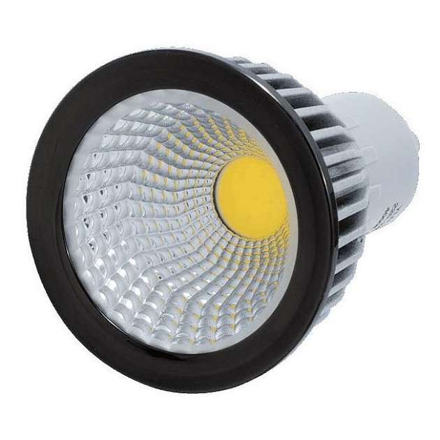 Лампочка светодиодная DesignLed GU10 6W 3000K прозрачная 002357 Фото № 1