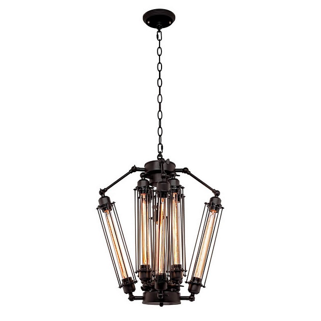 Подвесная люстра Loft IT Loft Industrial Cage Loft1136 изображение 3 Подвесная люстра Loft IT Loft Industrial Cage Loft1136 Фото № 3