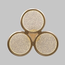 Подвесной светодиодный светильник Eurosvet Crespella 90034/3 золото 2