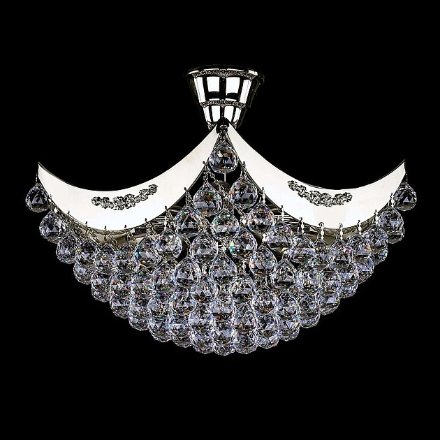 Потолочный светильник Artglass Fiona II. Nickel CE Фото № 1