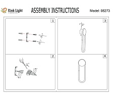 Бра Kink Light Канто 08273,33(4000K) 1