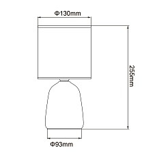Настольная лампа Uniel UML-B305 E14 Pink UL-00012421 1