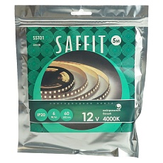 Светодиодная лента Saffit 6W/m 60LED/m 2835SMD дневной белый 5М SST01 55238 2