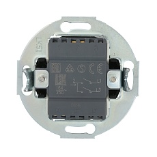 Выключатель LK Studio 2-рычажковый (схема 5) 16 A, 250 B (черный) Vintage 882308-1 1