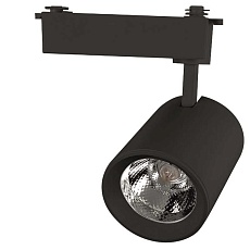 Светильник трековый General 40 Вт 1 фаза GTR-40-1-IP20-B черный