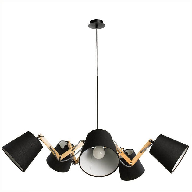 Подвесная люстра Arte Lamp Pinoccio A5700LM-5BK Фото № 1