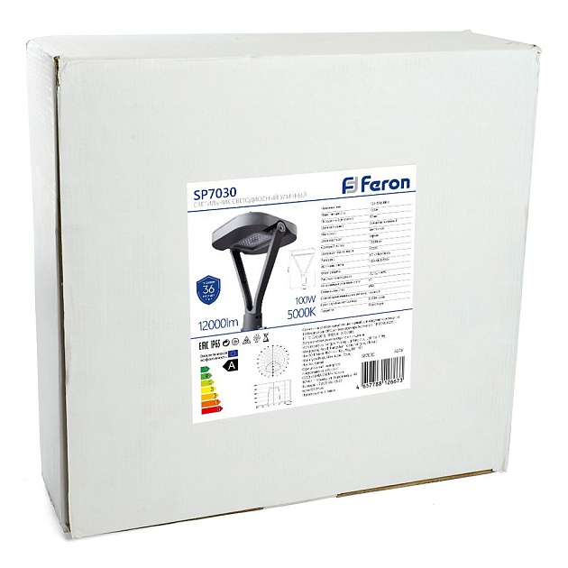 Уличный светодиодный светильник Feron SP7030 48761 изображение 3 Уличный светодиодный светильник Feron SP7030 48761 Фото № 3