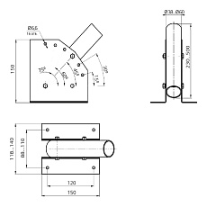 Кронштейн Gauss 903265105 4