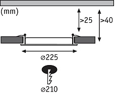 Встраиваемый светодиодный светильник Paulmann Smart Panel 50027 2
