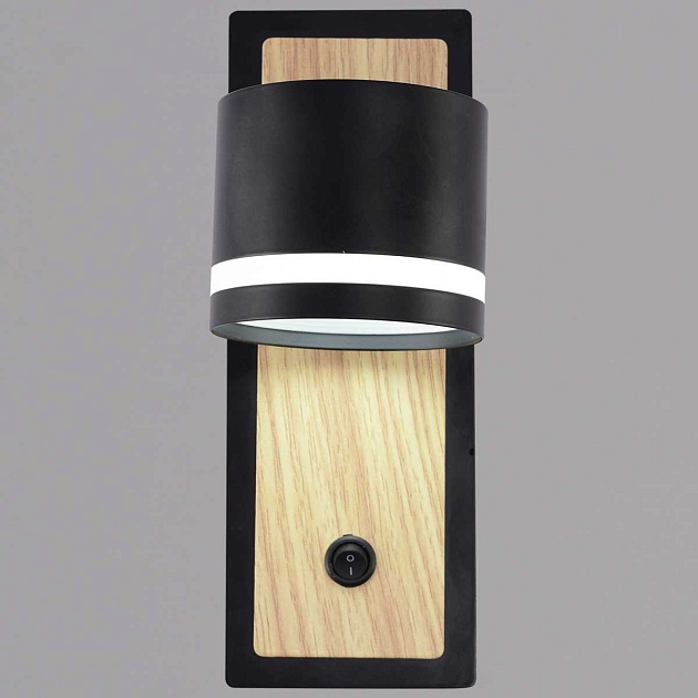 Бра Reluce 22540-0.2-01 BK+WOOD Фото № 3