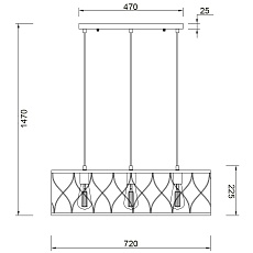 Подвесной светильник Vele Luce Ulik VL6242P03 3