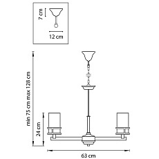 Подвесная люстра Lightstar Cero 731067 3