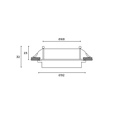 Встраиваемый светильник Hesby Lighting Hesby Vestby IP20,50Вт, GU10, белый HSBL_0119 2