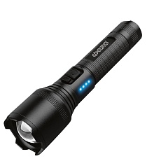 Ручной светодиодный фонарь ФАZA аккумуляторный 800 лм 165х40 AccuF1-L15WZ-bk