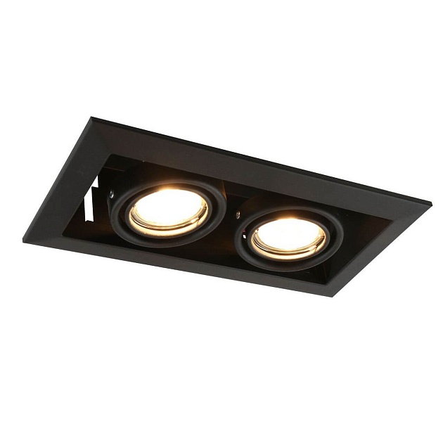 Встраиваемый светильник Arte Lamp Cardani Piccolo A5941PL-2BK изображение 1 Встраиваемый светильник Arte Lamp Cardani Piccolo A5941PL-2BK Фото № 1