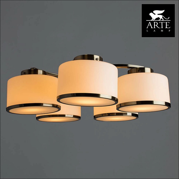 Потолочная люстра Arte Lamp Manhattan A9495PL-5AB изображение 2 Потолочная люстра Arte Lamp Manhattan A9495PL-5AB Фото № 2