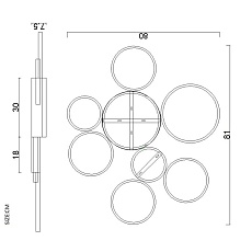 Потолочная светодиодная люстра Imperium Loft Twine 102161-26 4