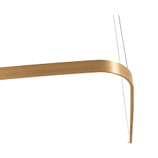 Подвесной светодиодный светильник Italline IT013-6024 gold 3000K 4