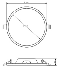 Встраиваемый светодиодный светильник Deko-Light Alya 565369 1