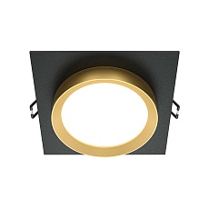Встраиваемый светильник Maytoni Hoop DL086-GX53-SQ-BG