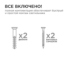 Уличный настенный светильник Apeyron Chrome11-110 2