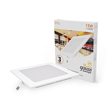 Встраиваемый светодиодный светильник Gauss 940111115 1