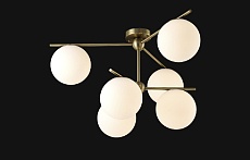 Потолочная люстра Crystal Lux FELIZ SP-PL6 BRONZE/WHITE 3