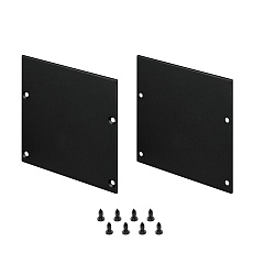 Заглушка Arlight Line-S-7575 Black глухая 041886