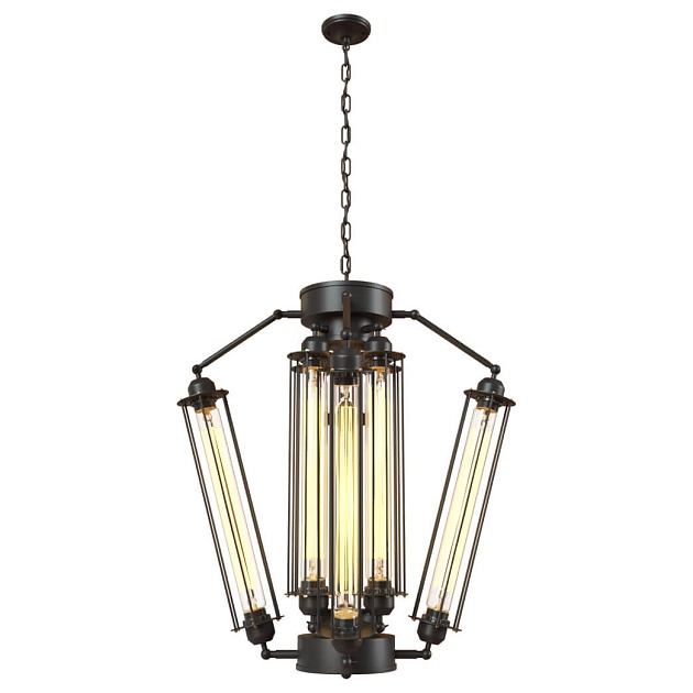 Подвесная люстра Loft IT Loft Industrial Cage Loft1136 изображение 1 Подвесная люстра Loft IT Loft Industrial Cage Loft1136 Фото № 1