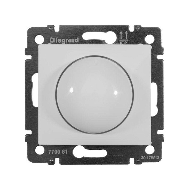 Диммер поворотный Legrand Valena 400W белый 770061 изображение 1 Диммер поворотный Legrand Valena 400W белый 770061 Фото № 1