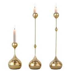 Подсвечник ArtHomeDecor DROP 6916 M Gold 1