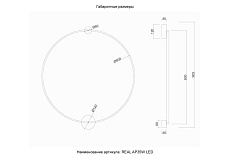 Бра Crystal Lux REAL AP35W LED BRASS 4