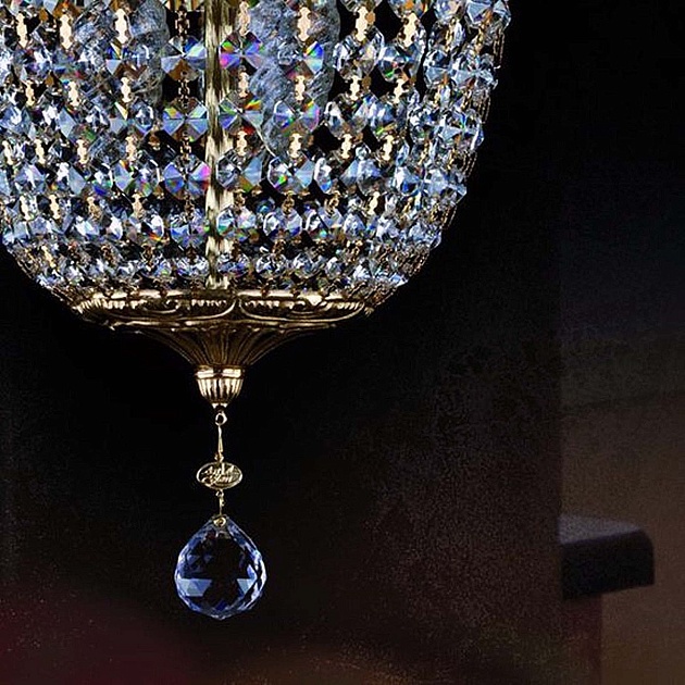 Потолочный светильник Artglass Artemis II. Brass Antique CE Фото № 2