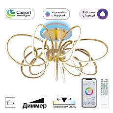 Потолочная светодиодная люстра Citilux Salma Smart CL224A172