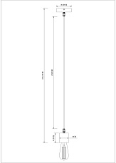 Подвесной светильник Arte Lamp Mark A7048SP-1BK 1