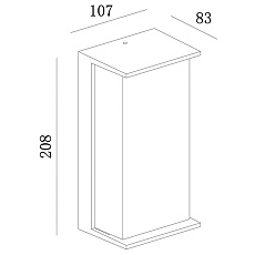 Плафон Deko-Light Leuchte Grumium eckig V 930376 1