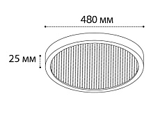 Потолочный светодиодный светильник Italline IT011-5022 white 1