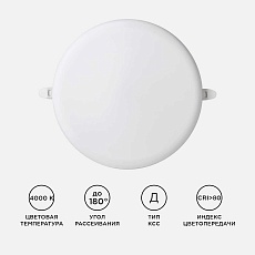 Светодиодная панель безрамочная Apeyron 06-110 5