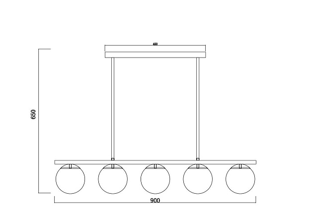 Подвесная люстра Freya Zing FR5199PL-05B Фото № 2