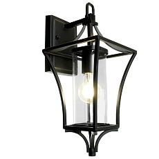 Светильник садово-парковый Feron PL731 на стену вниз  60W E27 230V, черный 51269 3