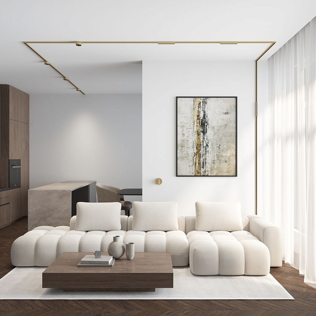 Трековый светодиодный светильник Denkirs Shine Grill DK5772-SB Фото № 5