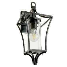 Светильник садово-парковый Feron PL731 на стену вниз  60W E27 230V, черный 51269 4