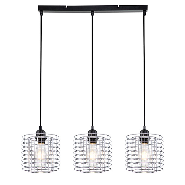 Подвесной светильник Escada Grid 10190/3S Chrome изображение 1 Подвесной светильник Escada Grid 10190/3S Chrome Фото № 1