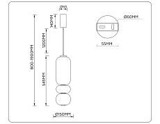 Люстра Ambrella Light HIGH LIGHT LH11033 2