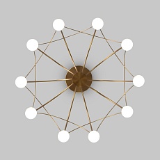 Потолочная светодиодная люстра Eurosvet Ragno 90031/10 LED золото 3