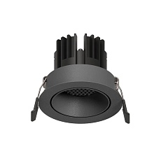 POINTS Точечный светильник DIRECT LED 220В 8Вт 3000К CRI90 36° NO-DIM глубокий графит