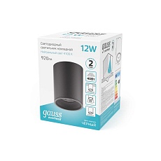 Потолочный светодиодный светильник Gauss Overhead HD007 4